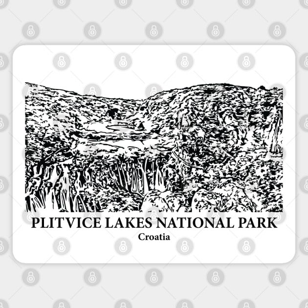 Plitvice Lakes National Park - Croatia Magnet by Lakeric